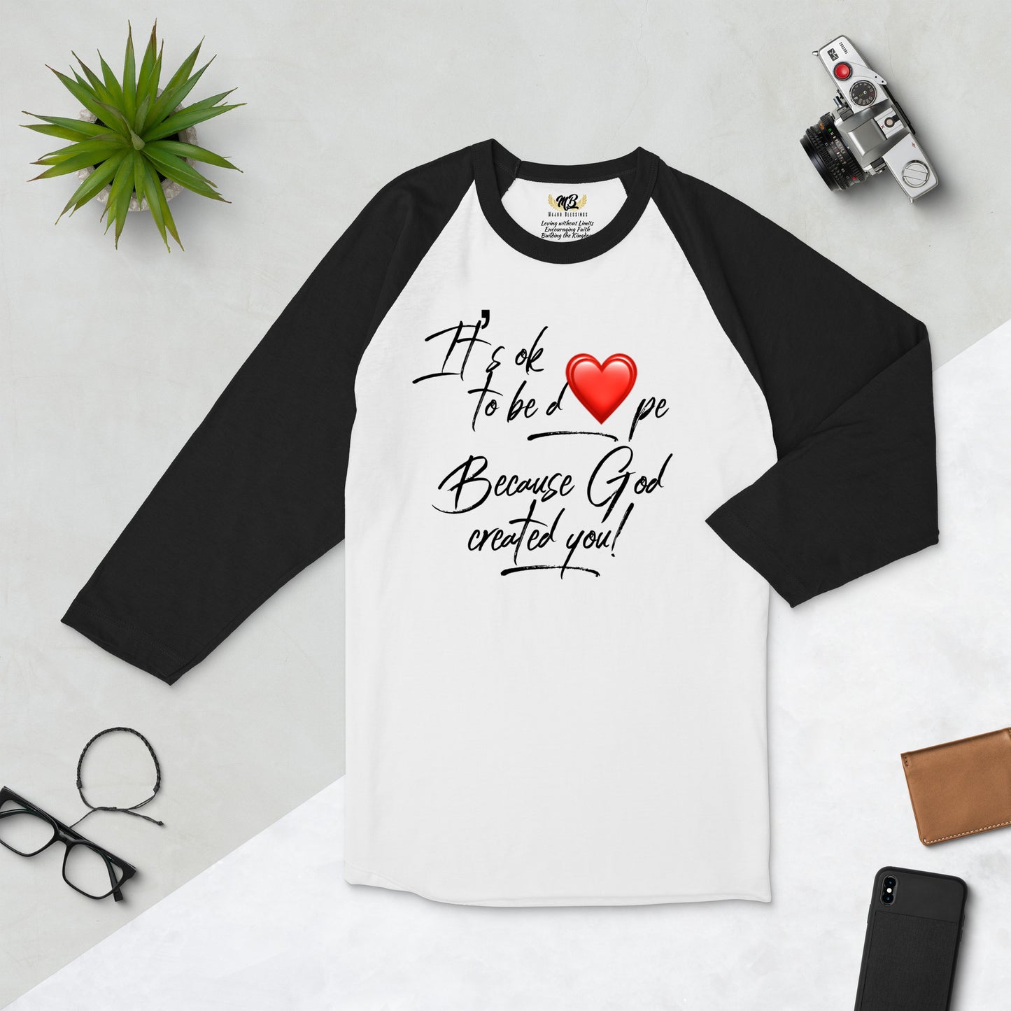 It's ok to be dope - Raglan T