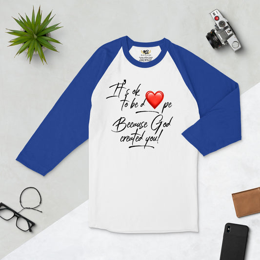 It's ok to be dope - Raglan T