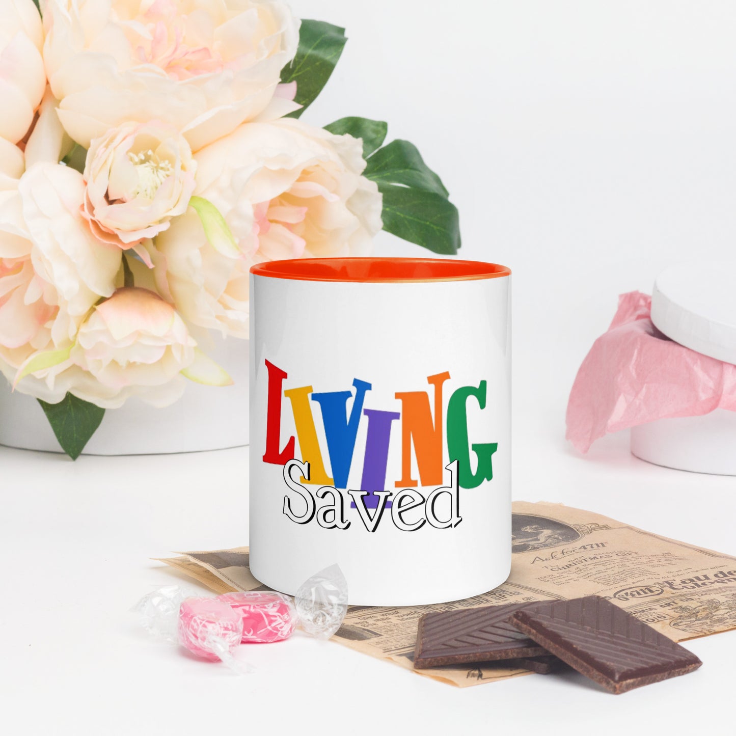 Living Saved Mug with Color Inside